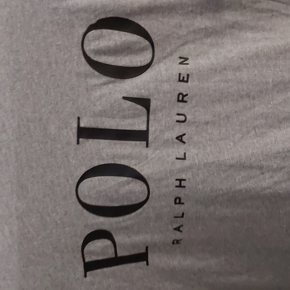POLO RALPH LAUREN CUSTOM SLIM FIT TSHIRT SIZE M BLK/ GRAY - Picture 3 of 3